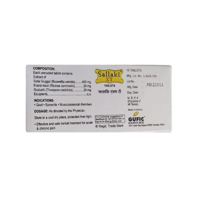 SALLAKI XT Tablet 10's - Supplements-Sup