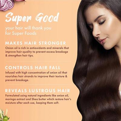 MyGlamm Superfoods Onion & Moringa-Conditioner 200 ml - Conditioners
