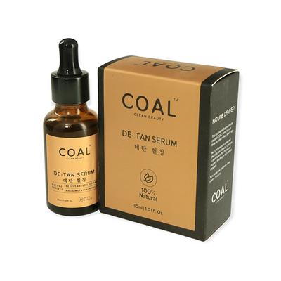 COAL Clean Beauty , De-Tan Serum with Hylauronic Acid 30 ml - Face Gels