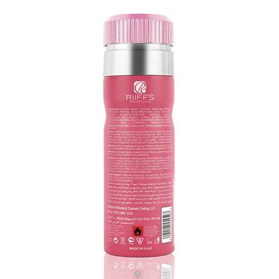 RiiFFS Pink Absolu Deodorant For Women, Perfumed Body Spray 200 ml - Women Deodorants/Roll-Ons