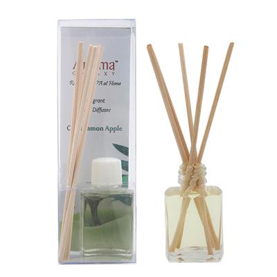 Aroma Galaxy (Alcohol Free) Fragrant Reed Diffuser Kit - Cinnamon and Apple 30 ml - Carrier Oils