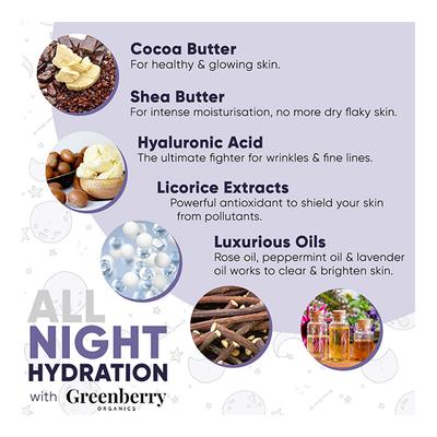 Greenberry Organics Bio Active Intense Night Therapy Cream 50 gm - Night Cream