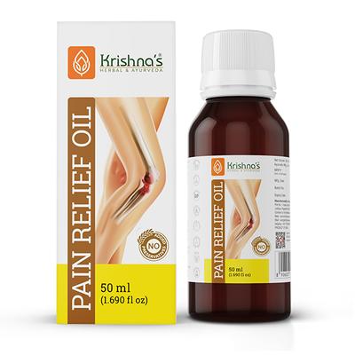 Krishna's Herbal & Ayurveda Pain Relief Oil 50 ml - Pain Relief (Ayush)