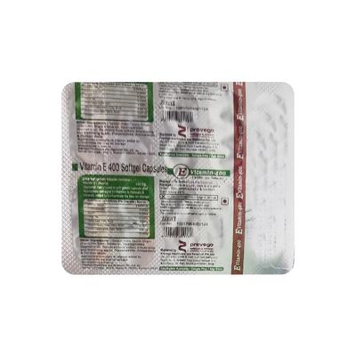 E VITAMIN 400 Softgel Capsule 10's - Supplements-Vam