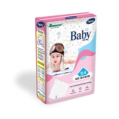 Dignity Baby Mats (60 x 60 cm) 10's - Baby Bedding