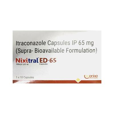 NIXITRAL ED 65 Capsule 10's - Fungal Infections-Anf