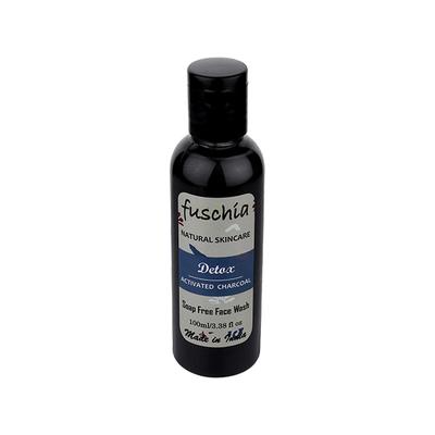 Fuschia Soap Free Face Wash - Detox Activated Charcoal 100 ml - Face Wash & Cleansers