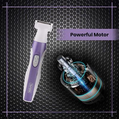 Wahl Facial Trimmer - White & Purple - Hair Removal Accessories