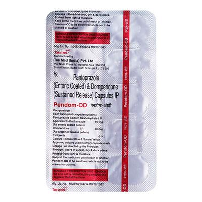 PENDOM OD Capsule 10's - Ulcer/Reflux/Flatulence-Aaa
