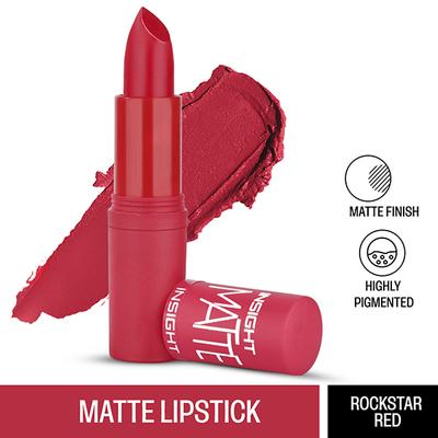 Insight Cosmetics Matte Lipstick - Rockstar Red 4.2 gm - Lipsticks