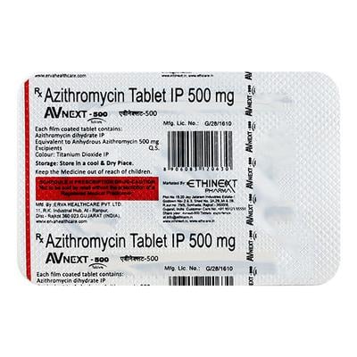 Avnext 500mg Tablet 3'S - Bacterial Infections-Mac