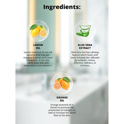 Freeskin Lemon Shower Gel 400 ml - Shower Gels & Body Wash