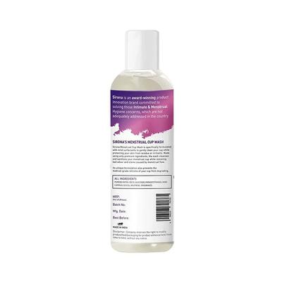 Sirona Hygiene Menstrual Cup Wash Liquid 100 ml - Intimate Care