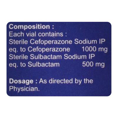 Aupera S 1.5gm Injection 1's - Bacterial Infections-Cep