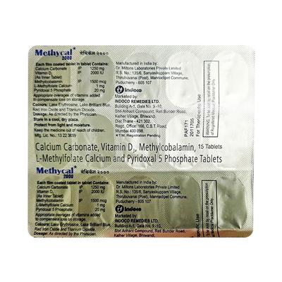 METHYCAL 2000 Tablet 15's - Supplements-Cal