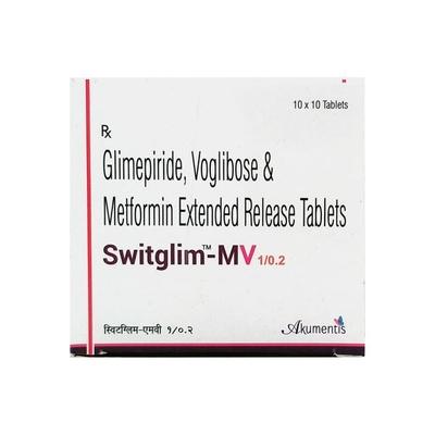 Switglim MV 1/0.2 Tablet 10 'S - Diabetes-Ant