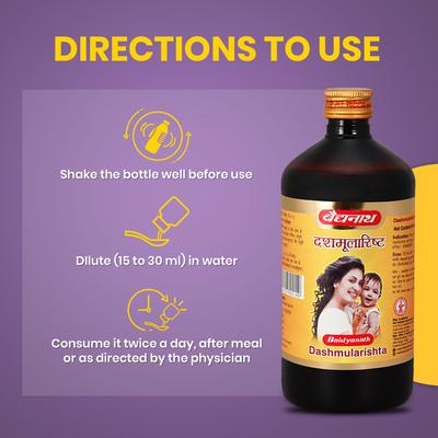 Baidyanath Dashmularishta Tonic  450 ml - Speciality Medicines