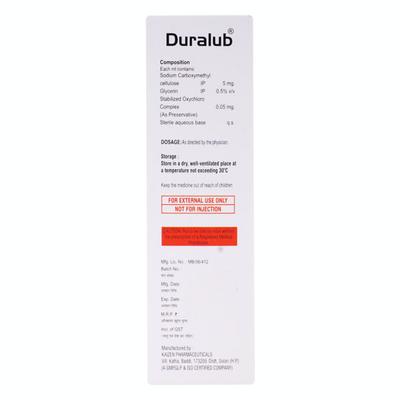 DURALUB Eye Drops 10ml - Dry Eye-Olt