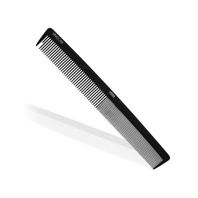 Vega Professional Cutting Comb 7.25' (Carbon Anti-Static Black Line Hair Comb) (VPVCC-04) 1's - Hair Combs