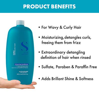 Alfaparf Milano Curly Hair Enhancing Conditioner for Curly, Frizzy, Dry Hair 1000 ml - Conditioners