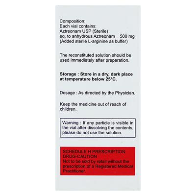 AZTROHIGH 500 Injection 1's - Bacterial Infections-OBL