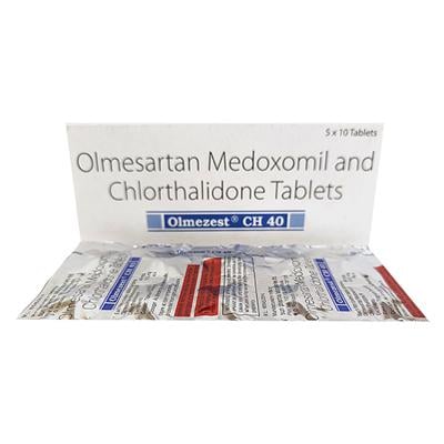 Olmezest CH 40mg Tablet 10'S - Hypertension-Ang
