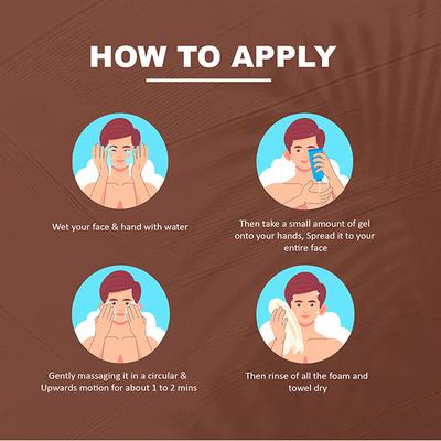 Glamveda Men De Tan Face Wash With Natural Scrubbing BeadsFor Brightens Skin & Glow Booster 100 gm - Face Wash & Cleansers