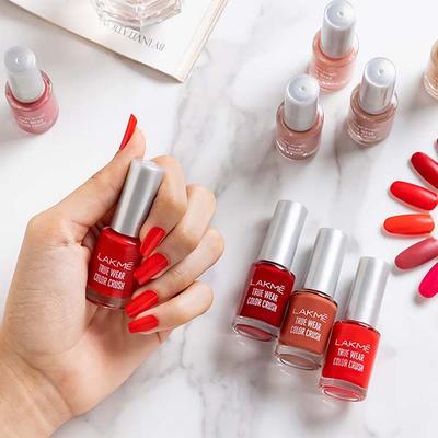 Lakme True Wear Color Crush Nail Polish, Long Lasting & Vibrant Nail Paint, 13, 6ml - Nail Polish