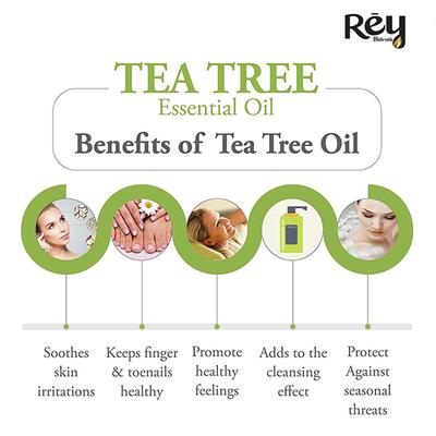 Rey Naturals Tea Tree Essential Oil 15 ml - Essential Oils