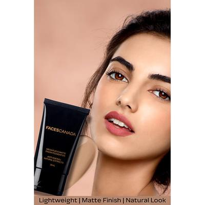 Faces Canada Weightless Matte Finish Foundation Natural 02 35 Ml - Foundation