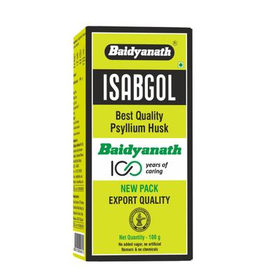 Baidyanath Isabgol Psyllium  Husk Powder 100g - Digestive Care