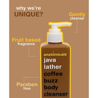 Anatomicals Coffee Buzz Body Cleanser 300 ml - Shower Gels & Body Wash
