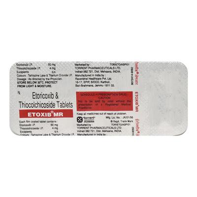 Etoxib MR Tablet 10'S - Muscle Cramps/Spasticity-Mus