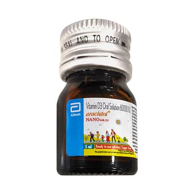 Arachitol Nano 60k IU Sugar Free Oral Solution 5ml - Supplements-Vam