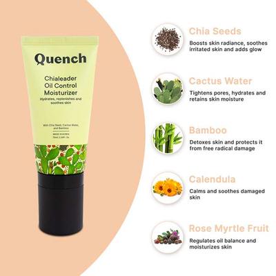 Quench Botanics Chialeader Oil Control Moisturizer 75 ml - Face Moisturizers