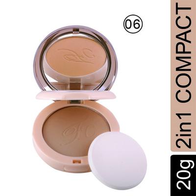 Fashion Colour Nude Makeover 2 In 1 Face Powder, Shade 06 20 gm - Compact Powder