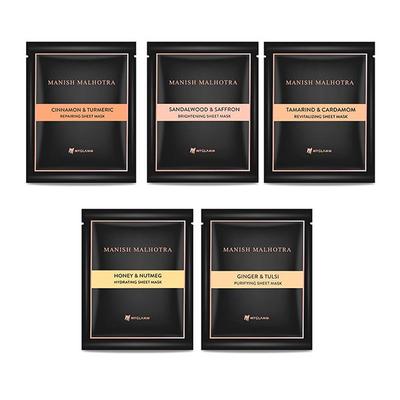 Manish Malhotra Beauty By MyGlamm Cinnamon & Turmeric Repairing Sheet Mask 25 ml - Men Perfumes (Edt/Edp)