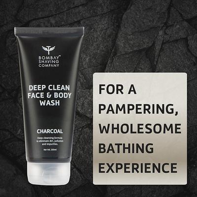 Bombay Shaving Company Charcoal Face & Body Wash 200 ml - Shower Gels & Body Wash