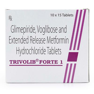 TRIVOLIB FORTE 1 Tablet 15's - Diabetes-Ant