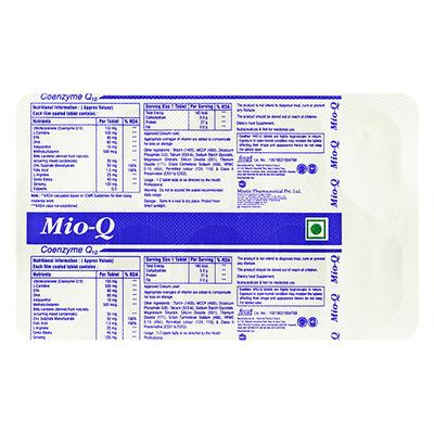 MIO Q Tablet 10's - Supplements-Sup