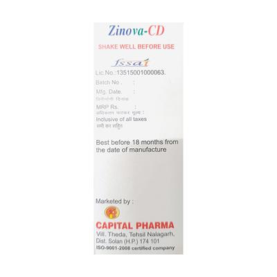 ZINOVA CD Syrup 100ml - Supplements-Vam