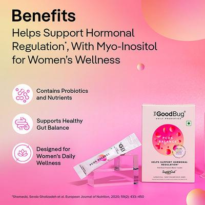 The Good Bug PCOS Balance 4gm Sachet 15's - Women Health