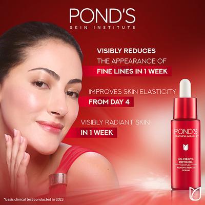 Pond's Youthful Miracle Hexyl Retinol Complex, Renew and Repair Serum 14 ml - Essences