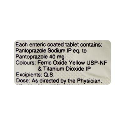 Oropraz 40mg Tablet 10'S - Ulcer/Reflux/Flatulence-Aaa