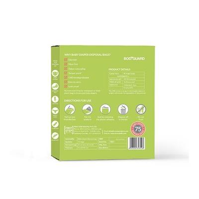 BodyGuard - Baby Diapers and Sanitary Disposal Bag - 75 Bags - Diapers & Wipes