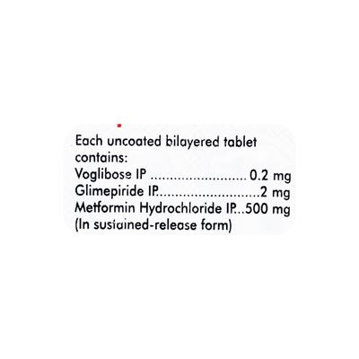 Diapride M2 LV Tablet 15'S - Diabetes-Ant