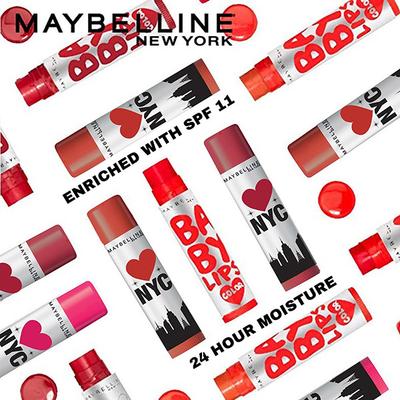 Maybelline New York Baby Lips SPF 11 Loves New York Lip Balm, Brooklyn Bronze 4gm - Lip Balms