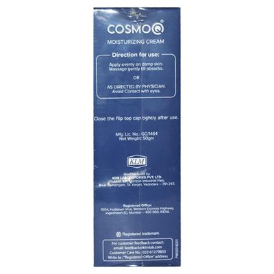 COSMOQ MOISTURIZING Cream 50gm - Dry Skin-Emo