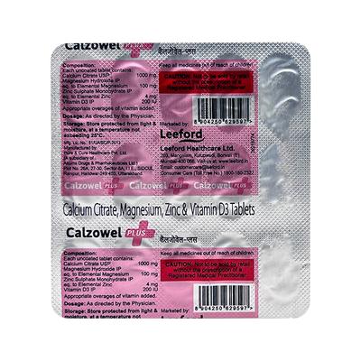 CALZOWEL PLUS Tablet 15's - Supplements-Cal