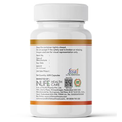 INLIFE Vegetarian DHA Capsules 60's - Omega Fish Oil Fatty Acids